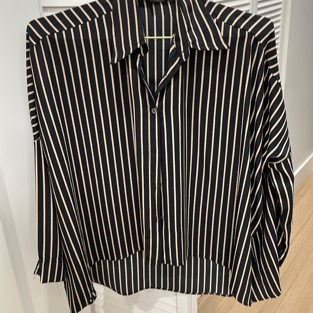 Button Up Work Blouse